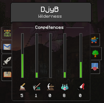 Compétences sur NG avec le texture pack